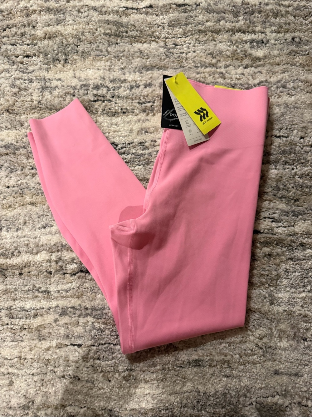 All in Motion High-Waist Pink Active Leggings